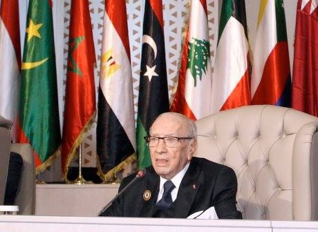السبسي يدعو الى تخليص المنطقة العربية من جميع الازمات وبؤر التوتر