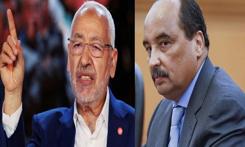 الرئيس الموريتاني يتهم قطر بتدمير تونس ..و الغنوشي يرد