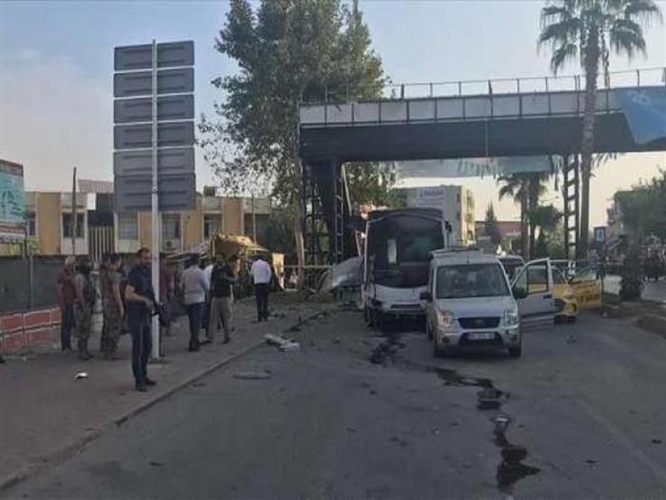 انفجار حافلة أمنيين في تركيا