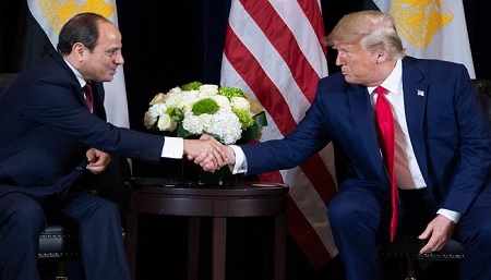 ترامب: الرئيس المصري زعيم حقيقي