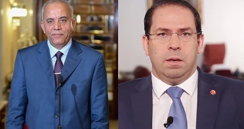 الحبيب الجملي يلتقي يوسف الشاهد