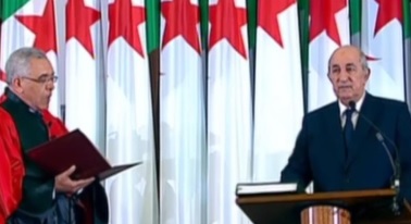 عبد المجيد تبون يؤدي اليمين الدستورية رئيسا للجزائر