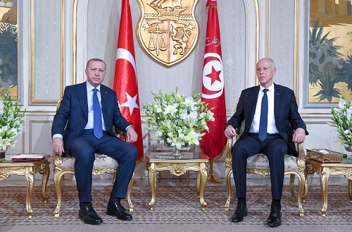 قيس سعيّد: “مسألة ترسيم الحدود البحرية لم تُطرح في لقائي مع اردوغان”