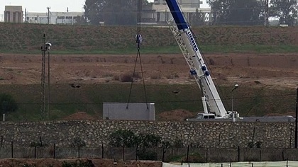 مصر تبني جدارا اسمنتيا على طول الحدود مع قطاع غزة