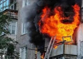 روسيا: مقتل 7 أشخاص بينهم 5 أطفال في حريق