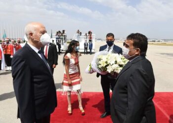 رئيس الجمهورية يستقبل رئيس المجلس الرئاسي الليبي