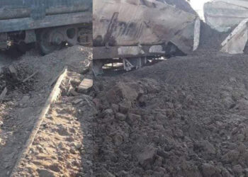 شركة السكك الحديدية تفتح بحثا تحقيقا في حادث انقلاب قاطرات  الفسفاط