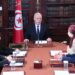 رئيس الجمهورية يجتمع برئيسة الحكومة ووزراء الداخلية والدفاع والعدل