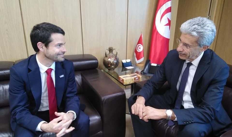 وزير الإقتصاد ومدير عام مؤسسة Expertise France يتباحثان فرص تعزيز التعاون