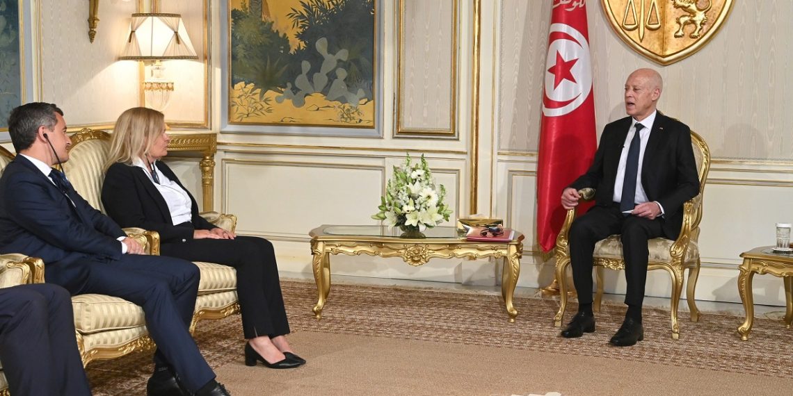 رئيس الجمهورية يستقبل وزيري داخلية ألمانيا وفرنسا