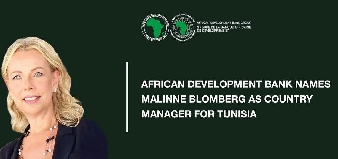 البنك الأفريقي للتنمية يعين مالين بلومبرغ مديرة إقليمية لتونس