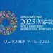 الاجتماعات السنوية للبنك الدولي وصندوق النقد تلتئم من 9 الى 15 أكتوبر 2023 بمراكش