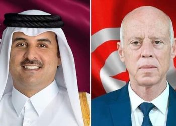 رئيس الجمهورية يتبادل التهاني بعيد الفطر مع أمير دولة قطر