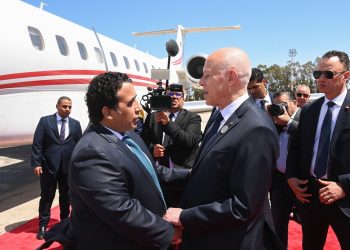 رئيس الجمهورية يستقبل رئيس المجلس الرئاسي الليبي