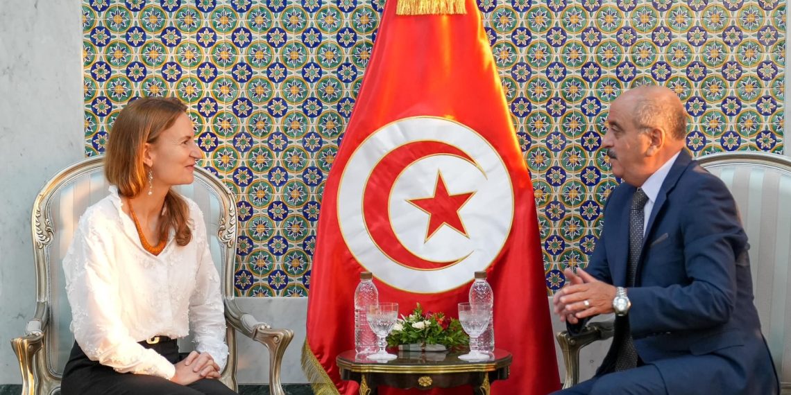 وزير الشؤون الخارجية يلتقي سفيرة فرنسا بتونس