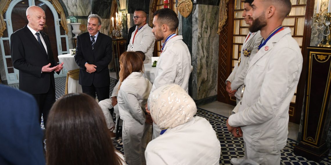 رئيس الجمهورية يكرم الابطال المتالقين في الالعاب البارالمبية باريس 2024