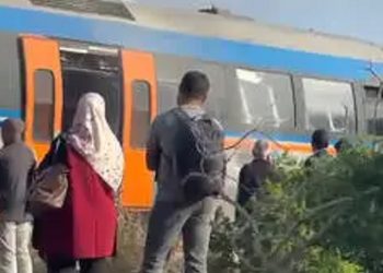 نابل: اشتعال النيران تحت إحدى عربات قطار المهدية-تونس