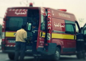 انزلاق حافلة مزدوجة قرب منتزه النحلي