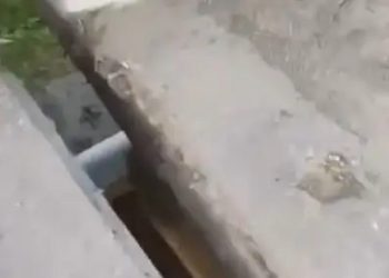 سرقة تجهيزات ممر علوي بالطريق الشعاعية X تسببت في تشققات بالجسر