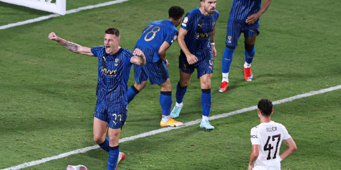 مكافآت لاعبي الهلال السعودي بعد إقصاء مانشستر سيتي