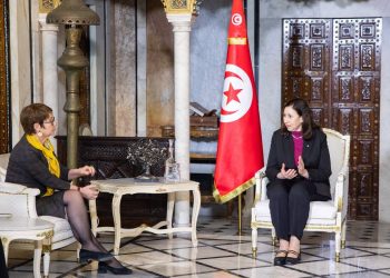 خلال لقائها رئيسة البنك الأوروبي لإعادة الإعمار والتنمية: رئيسة الحكومة تستعرض سياسة الدولة الاجتماعية والاقتصادية