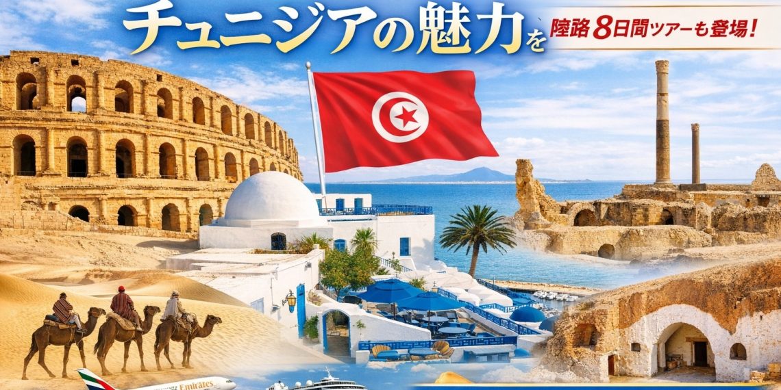 شركة يابانية كُبرى تُدرج تونس ضمن برامجها السياحية