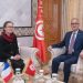 كاتب الدولة لدى وزير الخارجية يلتقي سفيرة فرنسا بتونس