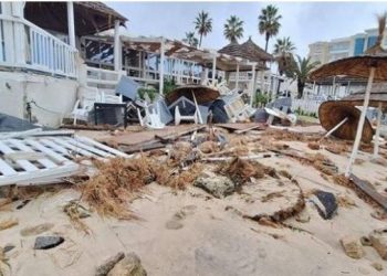 نابل: تضرّر وحدات فندقية جرّاء الأمطار وهيجان البحر