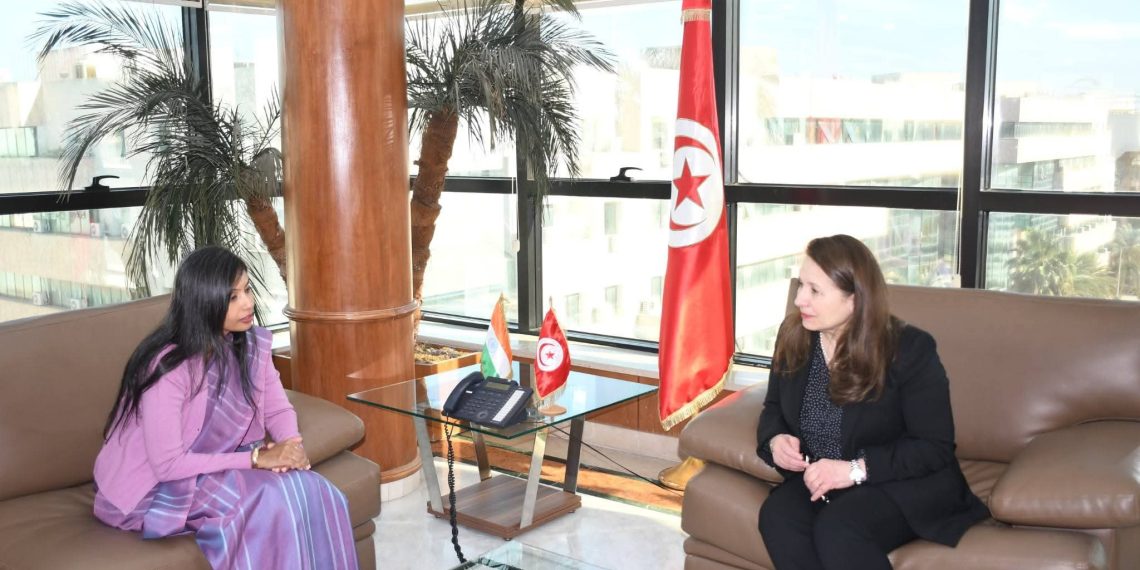 دفع الاستثمار بين تونس والهند محور لقاء وزيرة الصناعة بسفيرة الهند بتونس