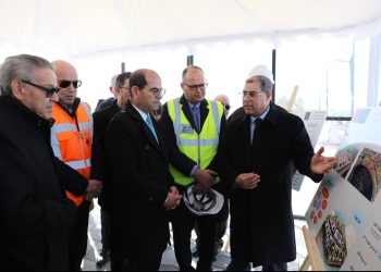 وزير التجهيز يتابع تقدّم أشغال مشروع تقسيم ‘البحيرة 2’
